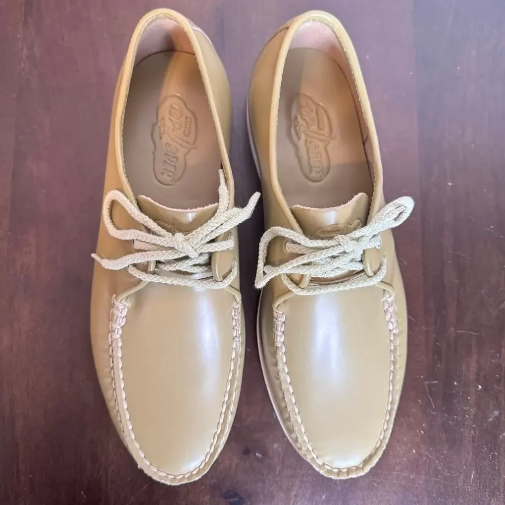 NWT Sperry Top-Sider Captain's Oxford Smoked Elk Boat Shoe - Size M7/W8.5